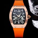 RICHARD MILLE RM67-01  Rose gold-Orange Replica Watch